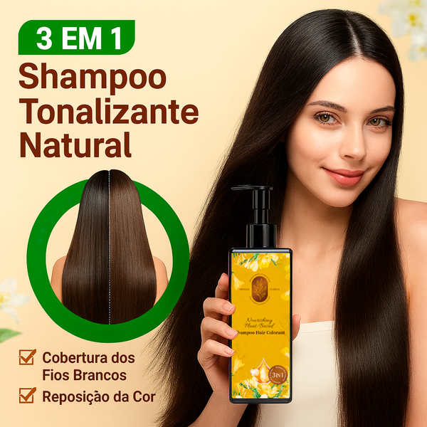 Shampoo Tonalizante Natural 3 em 1 Velure - Compre 1 Leve 3