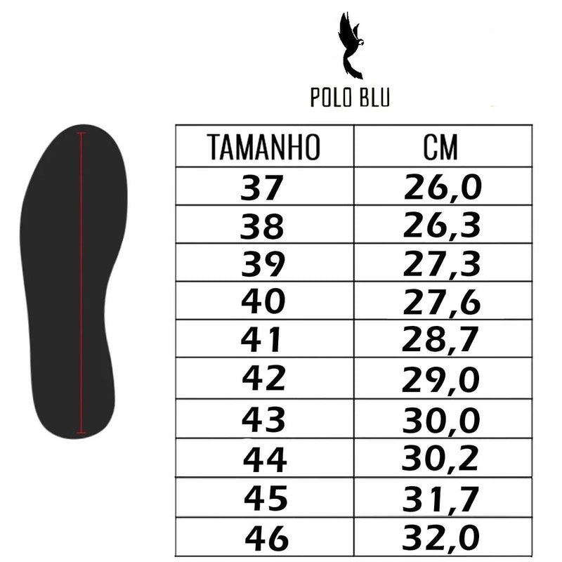 Sapatênis Masculino Polo Blu